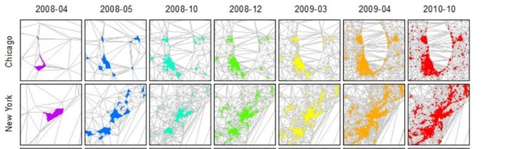 "Natural Cities" Emerge from Social Media Location Data via @MIT @TechReview | WHY IT MATTERS: Digital Transformation | Scoop.it