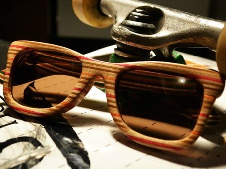 Eqo Optics Recycles Unwanted Skateboards Into Off-the-Hook Sunglasses | Ecouterre | Eco-conception | Scoop.it