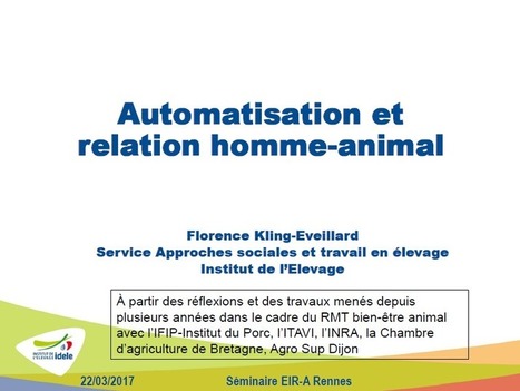 Automatisation et relation homme-animal | Lait de Normandie... et d'ailleurs | Scoop.it