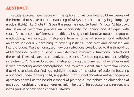 Assistant, Parrot, or Colonizing Loudspeaker? ChatGPT Metaphors for Developing Critical AI Literacies | Voices in the Feminine - Digital Delights | Scoop.it