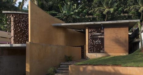[Inspiration] Une maison en terre crue nichée dans une banlieue pittoresque en Inde | Build Green, pour un habitat écologique | Scoop.it