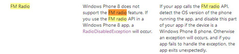 Head Scratcher: Windows Phone 8 no Longer Supports FM Radios : My Nokia Blog | Windows 8.  + Windows Phone | Scoop.it