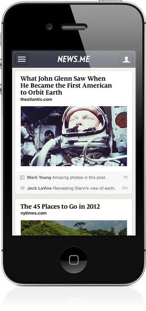 News.me - News from Twitter & Facebook for iPhone | Web 2.0 for juandoming | Scoop.it