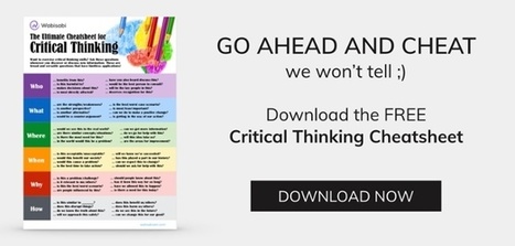 100 critical thinking questions categorized by subject | Creative teaching and learning | Scoop.it