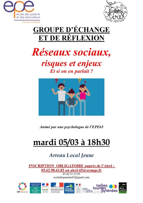 Soirée débat sur les réseaux sociaux le 5 Mars à Arreau avec l'AIREL | Vallées d'Aure & Louron - Pyrénées | Scoop.it