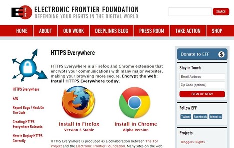 HTTPS Everywhere | Electronic Frontier Foundation | 21st Century Learning and Teaching | Scoop.it