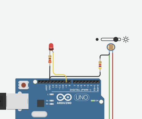 Light Sensor (Photoresistor) With Arduino in Tinkercad : 5 Steps (with Pictures) | tecno4 | Scoop.it