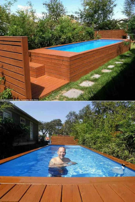 Architect Turns Dumpster into Family Swimming Pool | 1001 Gardens ideas ! | Scoop.it