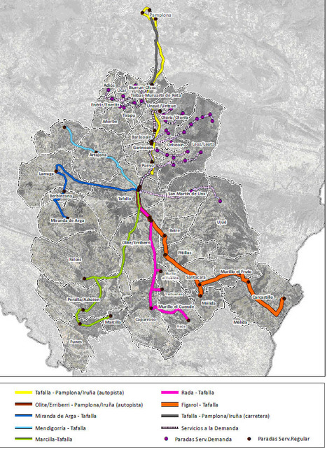 Publicado el anteproyecto del servicio de transporte público regular de viajeros Pamplona-Tafalla | Ordenación del Territorio | Scoop.it