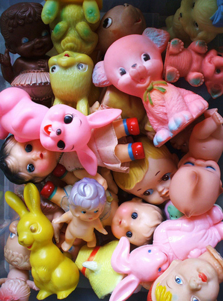 A Collection Of Vintage Rubber Squeaky Toys | Antiques & Vintage Collectibles | Scoop.it