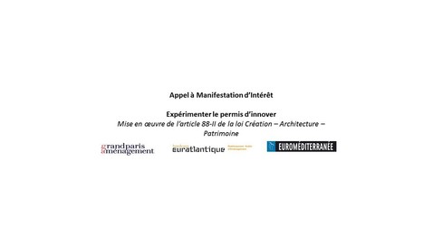 Appel &agrave; manifestation d'int&eacute;r&ecirc;t - Exp&eacute;rimenter le permis d'innover #Startup #Innovation | Mat&eacute;riaux recycl&eacute;s, g&eacute;o et bio-sourc&eacute;s en r&eacute;gions m&eacute;diterran&eacute;enne et alpine | Scoop.it
