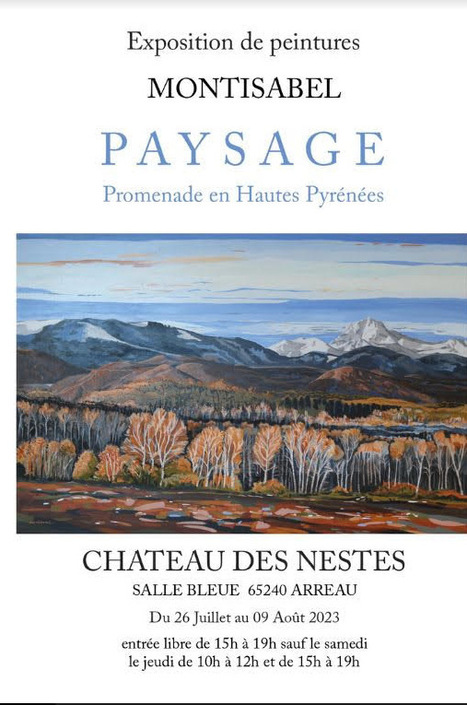 Exposition "Paysages" par Isabelle Monti à Arreau jusqu'au 9 août | Vallées d'Aure & Louron - Pyrénées | Scoop.it
