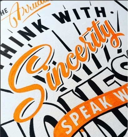 The Art Of Hand Lettering #typography #creativity | digital marketing strategy | Scoop.it
