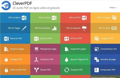 CleverPDF. Une trousse à outils pour créer, éditer et convertir des fichiers PDF | TICE et langues | Scoop.it