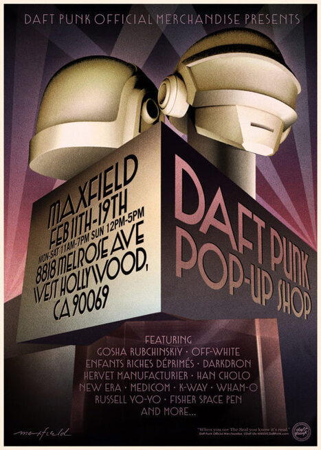 Daft Punk lance un pop-up store &agrave; Los Angeles | Les Gentils PariZiens | style & art de vivre | Scoop.it