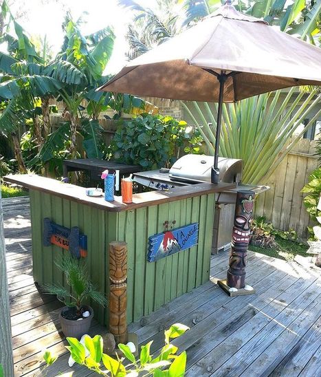 Tiki Bar | 1001 Pallets ideas ! | Scoop.it