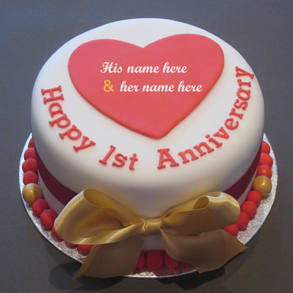 Happy Anniversary Cake With Name In Edit Images Scoop It