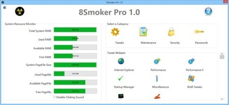 8Smoker Pro Bundles Tons Of Windows 8 Performance & Security Tweaks | Time to Learn | Scoop.it