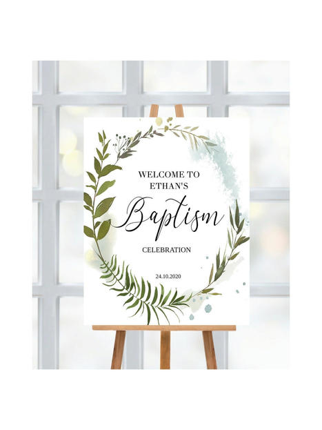 Personalised Baptism or Christening Party Welcome Sign&nbsp;for Boy & girl! | Creative Signage & Innovative Printing Trends | Scoop.it