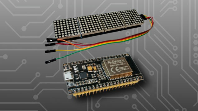 Control a LED Matrix via web interface with Ard...