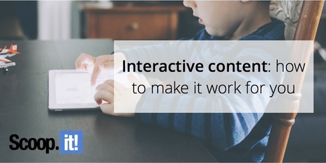 Interactive content: how to make it work for you | #Curation #Blogs #Marketing | Education 2.0 & 3.0 | Scoop.it