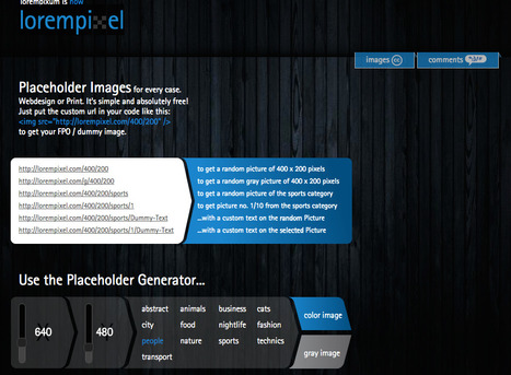 lorempixel - placeholder images for every case | Digital Delights - Images & Design | Scoop.it