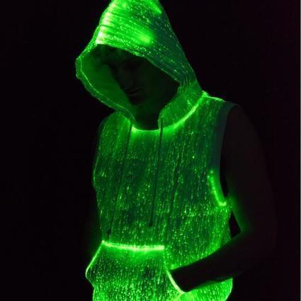 light up rave hoodie