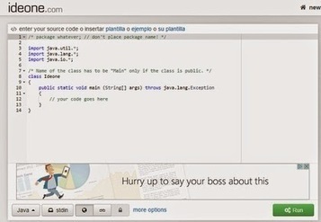 Plataforma para compilar y depurar en 60 lenguajes de programación. | tecno4 | Scoop.it
