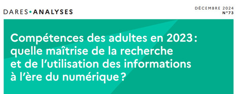 Résultats de l'enquête Piaac - communiqué de l'ANLCI | Compétences de base, illettrisme, illectronisme... | Scoop.it