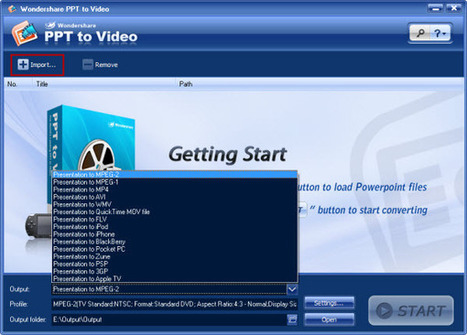 PowerPoint en MPEG2 Convertisseur-Convertir des pr&eacute;sentations ... | Diaporamas attractifs | Scoop.it