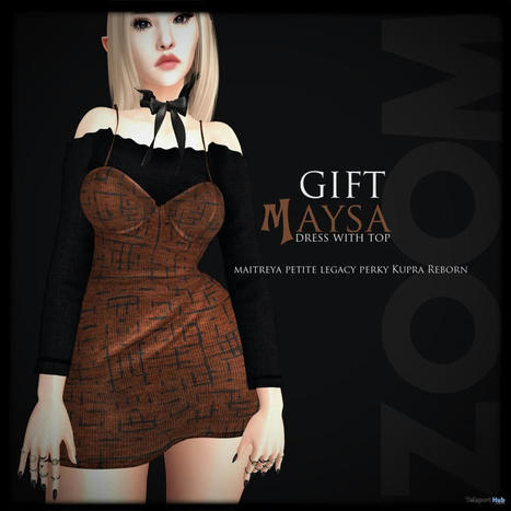 Maysa Dress With Top Teleport Hub Group Gift by zOOm | Teleport Hub - Second Life Freebies | Second Life Freebies | Scoop.it