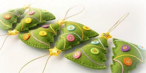 Albero di Natale in feltro e pannolenci: occorrente e tutorial (VIDEO) | Consumo Critico, Decrescita, Riuso e Riciclo Creativo | Scoop.it