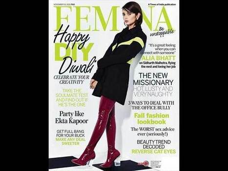 Classic Alia Bhatt On The Cover Of Femina, November | Celebrity Fashion Trends | Scoop.it