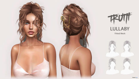 Lullaby Hair Fatpack With Style HUD December 2021 Group Gift by TRUTH HAIR | Teleport Hub - Second Life Freebies | Second Life Freebies | Scoop.it