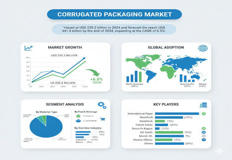 Corrugated Packaging Market North America Hits USD 105.1B at 6.5% CAGR | DS Smith Packaging Ltd, Georgia-Pacific, Saica - Waste Management & Recycling News Today - EIN Presswire | Industry 411 - Waste Management | Scoop.it