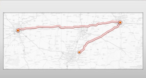 Free Travel Route Example on a Map for PowerPoint 2013 Presentations | PowerPoint Presentation | PowerPoint Tips & Presentation Design | Scoop.it