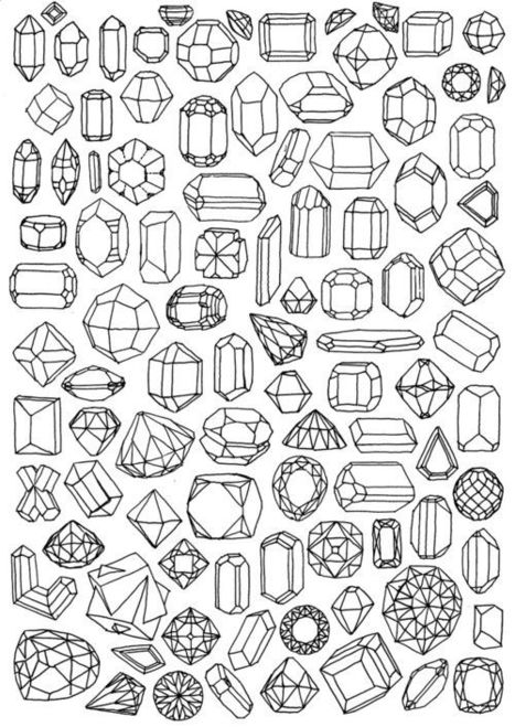 Gem Drawing Reference Guide | Drawing References and Resources | Scoop.it
