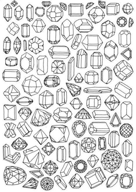 How to Draw Gemstones, Step by Step