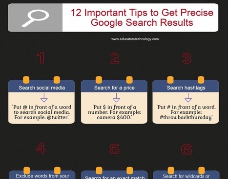 Important Google Search Tips for Teachers and Students | Information and digital literacy in education via the digital path | Scoop.it