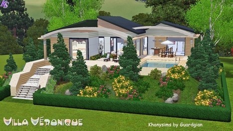 Villa "V&eacute;ronique" << Khany Sims | Les Sims | Scoop.it