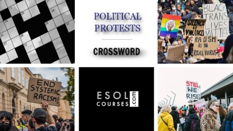 The Weekly Crossword - Political Protests | Topical English Activities | Scoop.it