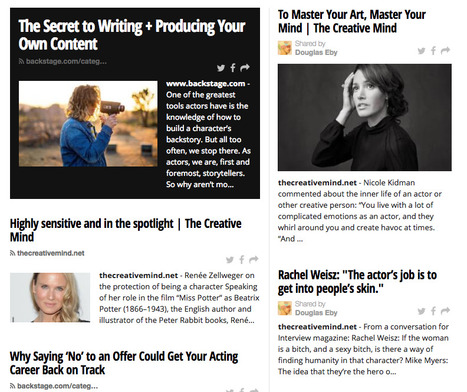 The Inner Actor 6.25.18 | The Creative Mind | Scoop.it