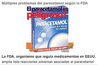 ACLARACIÓN URGENTE sobre NOTICIA -> EFECTOS ADVERSOS del PARACETAMOL | PIENSA en VERDE | Scoop.it