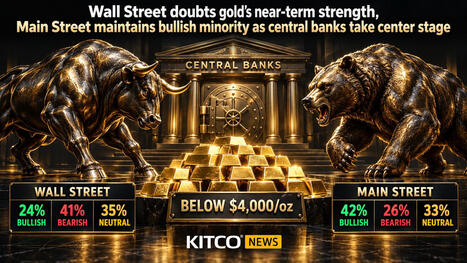 Wall Street doubts gold&rsquo;s near-term strength, Main Street maintains bullish minority as central banks take center stage | La revue de presse CDT | Scoop.it