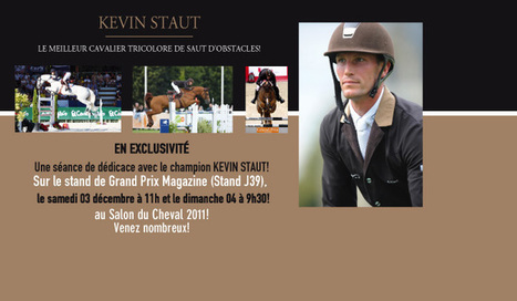 KEVIN STAUT EN DEDICACE AU SALON DU CHEVAL | Grand Prix Replay | Salon du Cheval | Scoop.it