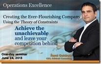 Rami Goldratt conference - Knoxville USA 24th june 2013 | Theory Of Constraints | Scoop.it