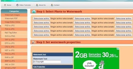 Watermark Images: web para insertar marcas de agua y convertir imágenes | TIC & Educación | Scoop.it