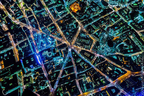 Aerial Photographs of London Glowing at Night | Mobile Photography | Scoop.it