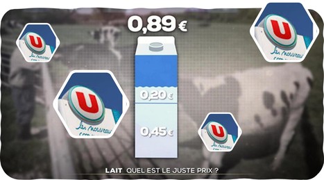 Système U : « La situation des éleveurs est critique, on fait un pas vers eux pour arriver à terme à 1 euro le litre de lait premier prix » | Lait de Normandie... et d'ailleurs | Scoop.it