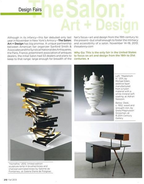 From Black Card's Fall 2013 Issue | The Salon Art+Design | Scoop.it